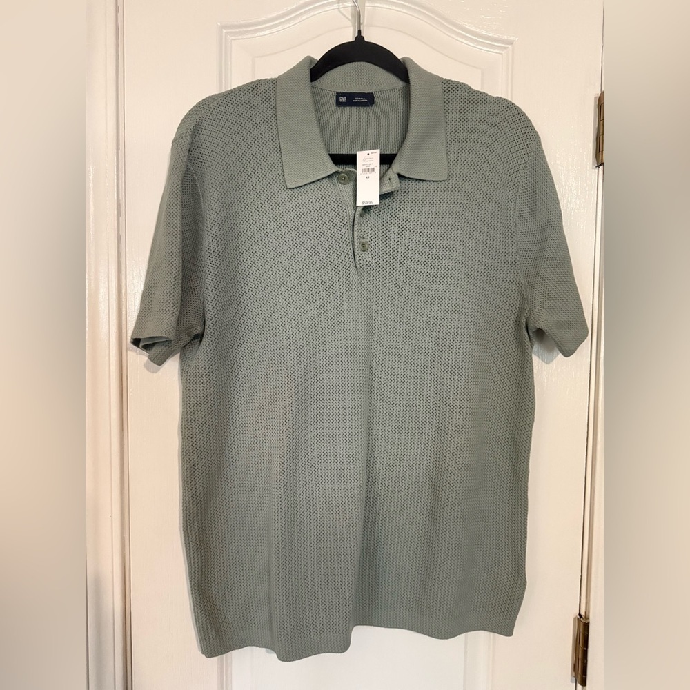 GAP Men's NWT‎ Sage Polo Shirt